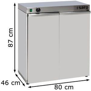 Produktbild für Wärmeschrank Saro Sylt 120, 458-1065