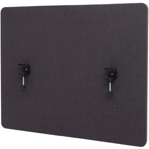 Produktbild für Tischtrennwand Mendler HWC-G75, dunkelgrau