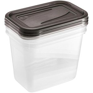 Produktbild für Frischhaltedose Keeeper fredo fresh grau, aus Kunststoff