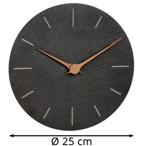 Produktbild für Wanduhr TFA 60.3068, Holz, analog, Quarzuhr