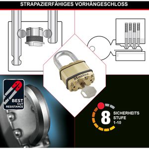Produktbild für Vorhängeschloss Master-Lock Excell M1BEURT, 45mm