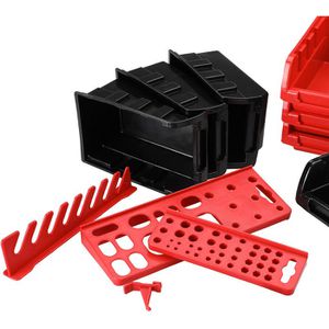 Produktbild für Werkzeugwand Monzana 106887, schwarz, Kunststoff