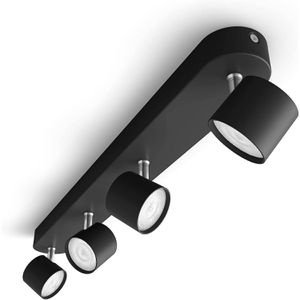 Produktbild für Deckenstrahler Philips Star, schwarz mit LED