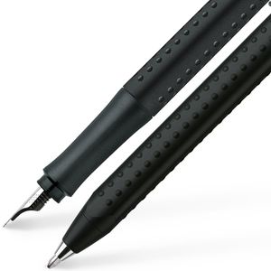 Produktbild für Schreibset Faber-Castell Grip 2011 schwarz, 2-teilig