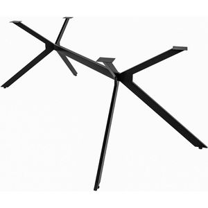 Tischbein CLP Cascada L 323440, schwarz aus Metall