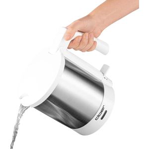 Produktbild für Wasserkocher Cloer 4701, weiß-silber