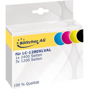 Produktbild für Tinte Böttcher-AG für Brother LC-1280XLVAL Value Pack