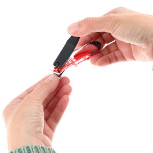 Produktbild für Nagelknipser Zwilling Classic rot, Edelstahl