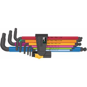 Sechskantschlüssel Wera 950/9 Multicolour Imperial