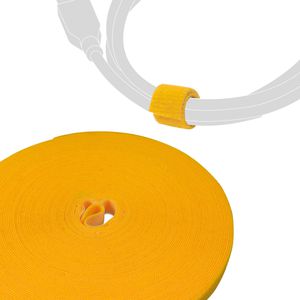 Produktbild für Klettband Label-the-cable Pro Roll Strap, gelb