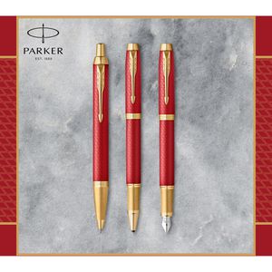 Produktbild für Tintenroller Parker IM Premium Red G.C.