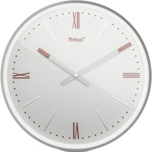 Produktbild für Wanduhr Mebus 19779, Kunststoff, analog, Quarzuhr