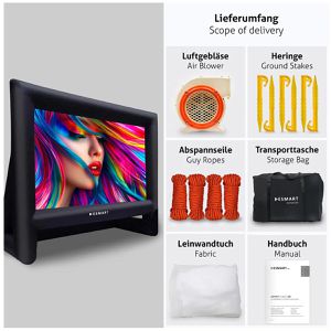 Produktbild für Beamer-Leinwand ESMART PUBLIC AIR 14