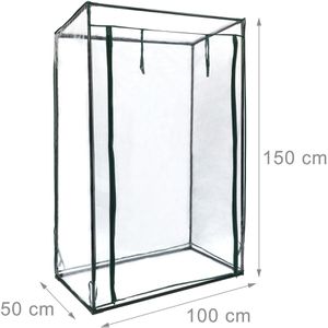 Produktbild für Gewächshaus Relaxdays 10020027, 0,5 m² Fläche