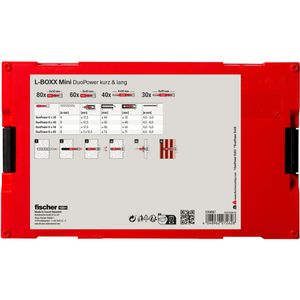 Produktbild für Dübel Fischer 539867, Duopower 2-K-Dübel, FIXtainer-Set