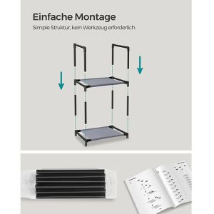 Produktbild für Schuhregal Songmics LSR110G01, aus Metall