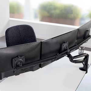 Produktbild für Monitorhalterung Novus Clu Plus X3, VESA 75x75 &amp; 100x100 mm
