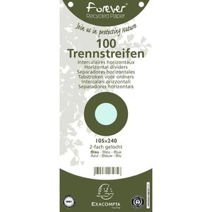 Produktbild für Trennstreifen Exacompta 13415B Forever, blau