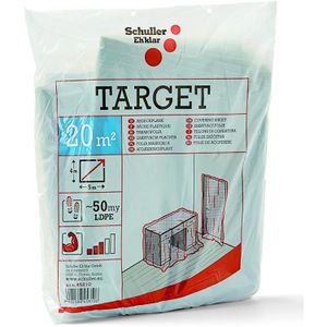Schuller Abdeckfolie Target 45810, 50my, transparent, extrastark, 4 x 5 m