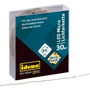 Lichterkette Idena 31824, Micro, 30 LED, innen