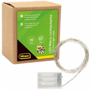 Lichterkette Idena 31824, Micro, Batteriebetrieb, für Innen