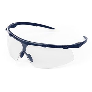 Uvex Schutzbrille super fit 9178265, klar, Bügelbrille, blau