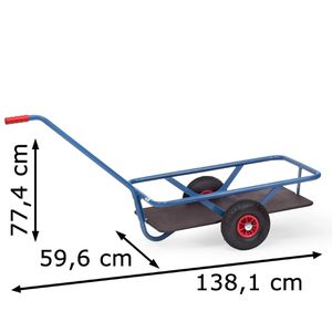 Produktbild für Handwagen Fetra 4091V, mit Plattform