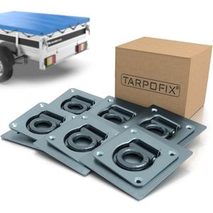 Zurrösen Tarpofix für Transporter und Anhänger mit Gegenplatte