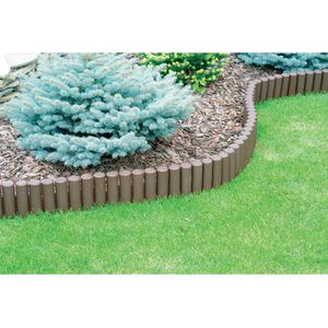 Produktbild für Rasenkante Prosperplast IPAL5, braun, UV-beständig, flexibel