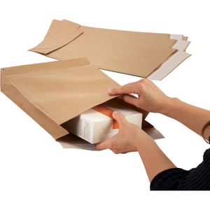 Produktbild für Faltentaschen flexiPAK Classic, B4, braun