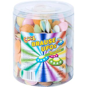 Brausebonbons Cool Brause Ufos im Eimer, 300 Stück