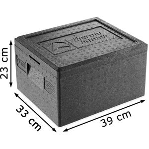 Produktbild für Thermobox thermohauser schwarz, 15 Liter