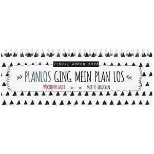 Produktbild für Tischkalender Korsch 311226, Visual Words, 2026