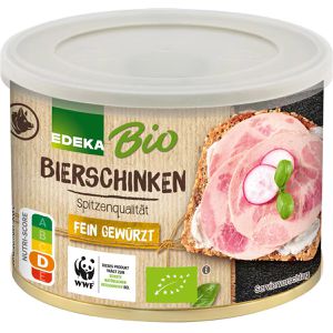 Wurstkonserve Edeka Bierschinken, Bio