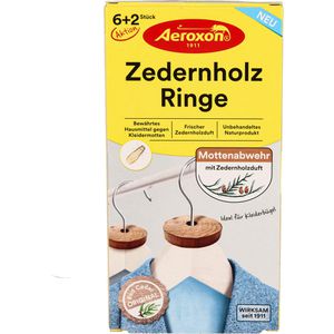 Produktbild für Mottenschutz Aeroxon Zedernholzringe