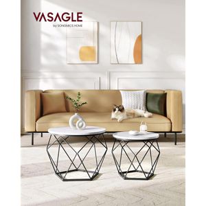 Produktbild für Beistelltisch Vasagle LET040B59, weiß