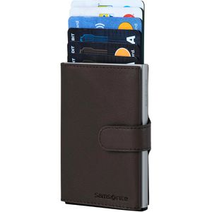 Produktbild für Kreditkartenetui Samsonite Alu Fit Slide-Up Wallet, Echt Leder