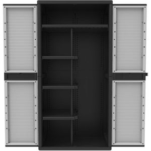 Produktbild für Mehrzweckschrank Terry Jumbo QBlack, grau