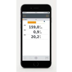 Produktbild für Anemometer Testo 0560 1410, Smart Probes 410i, mit Flügelrad