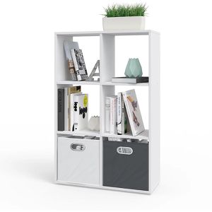 Produktbild für Bücherregal Vicco Karree, weiß