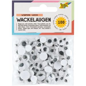 Wackelaugen Folia 7511, mit Wimpern