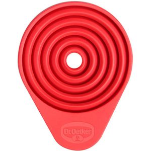 Produktbild für Trichter Dr.Oetker-Küchenhelfer Flexxibel Love 1930 rot