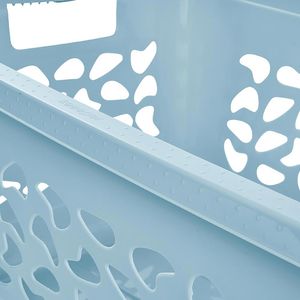 Produktbild für Wäschekorb Keeeper Jost, blau, mit 2 Griffen