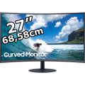 Monitor Samsung C27T550FDR, Curved, Full HD