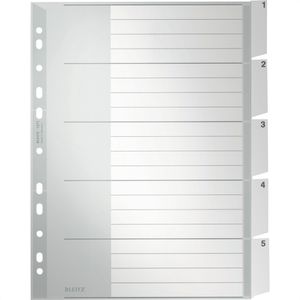 Register Leitz 1271-00-85, A4 Überbreite, blanko