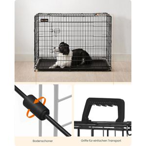 Produktbild für Tiertransportbox Feandrea Gitterbox L, Metall