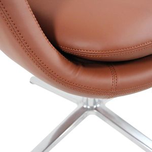 Produktbild für Loungesessel hJh-OFFICE Artemia, 600988, braun