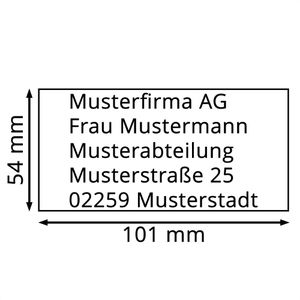 Produktbild für Dymo-Etiketten Dymo 2093092, 99014, S0722430, weiß