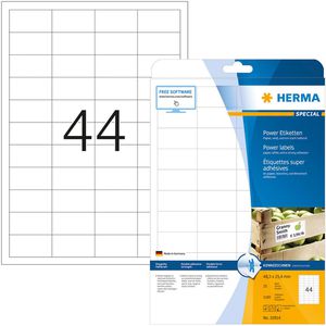 Universaletiketten Herma 10914, Special, weiß