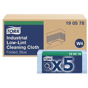 Produktbild für Einwegtücher Tork Industrial Low-Lint, 190578, W4, blau